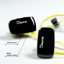 Casti Bluetooth 4.0 Akyta Sport AC-B91 in ear cu microfon comenzi pe casca cablu plat