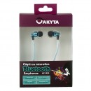 Casti bluetooth 4.0 Akyta AC-B51, in ear, cu conectare rapida si microfon pentru Iphone Samsung Galaxy