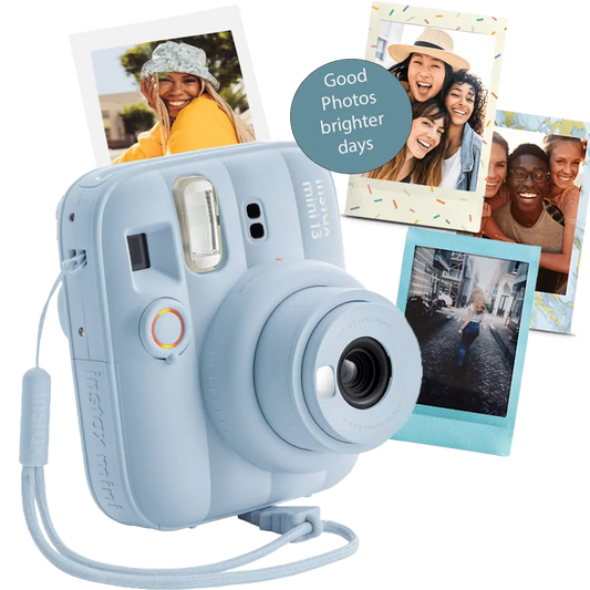 mini 13 bleu cu poze Instax