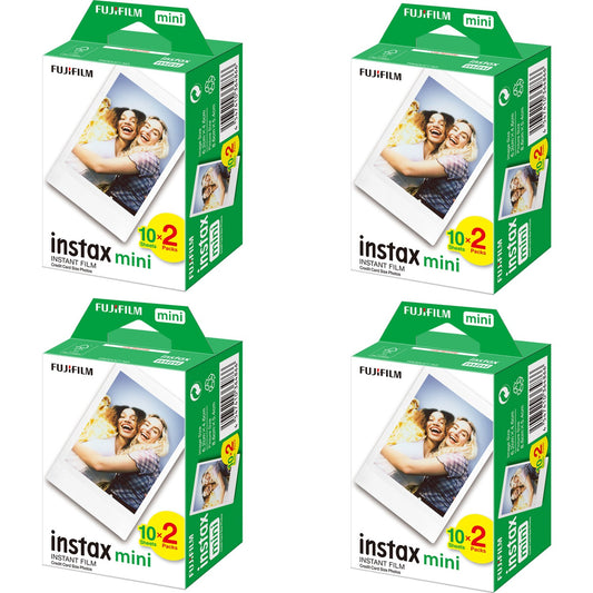 Fujifilm Instax Film Mini – set 80 filme (8 pachete x 10)