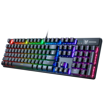 Tastatura mecanica Onikuma G27, 104 taste, iluminare RGB, interfata USB