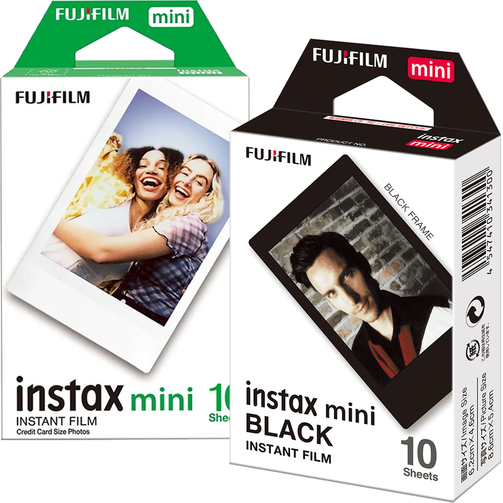 Set Film mini Fujifilm Instax alb 1x10 cu film mini Black 1x10