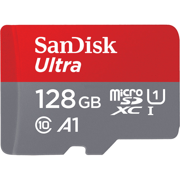 [Resigilat] Card de memorie SanDisk Micro SD Ultra, 128GB, Class 10, Full HD, cu adaptor SD