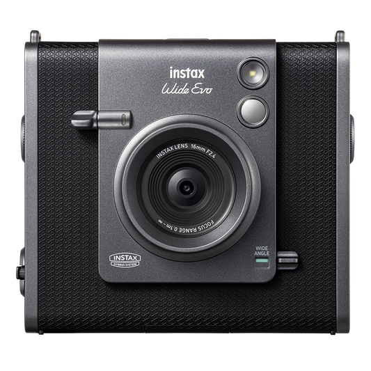 Aparat foto Fujifilm Instax Wide EVO Hybrid, negru