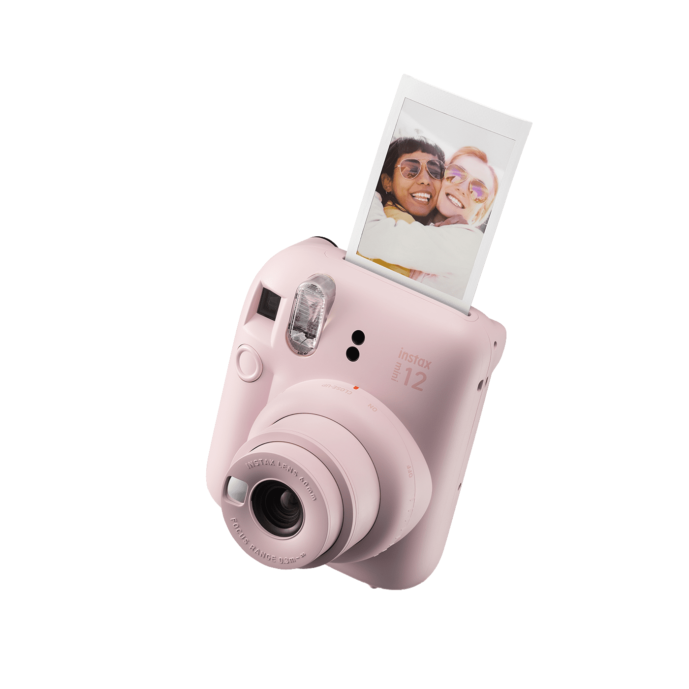 Camera foto instant Fujifilm Instax mini 12, Pastel Blue cu 10 filme si husa