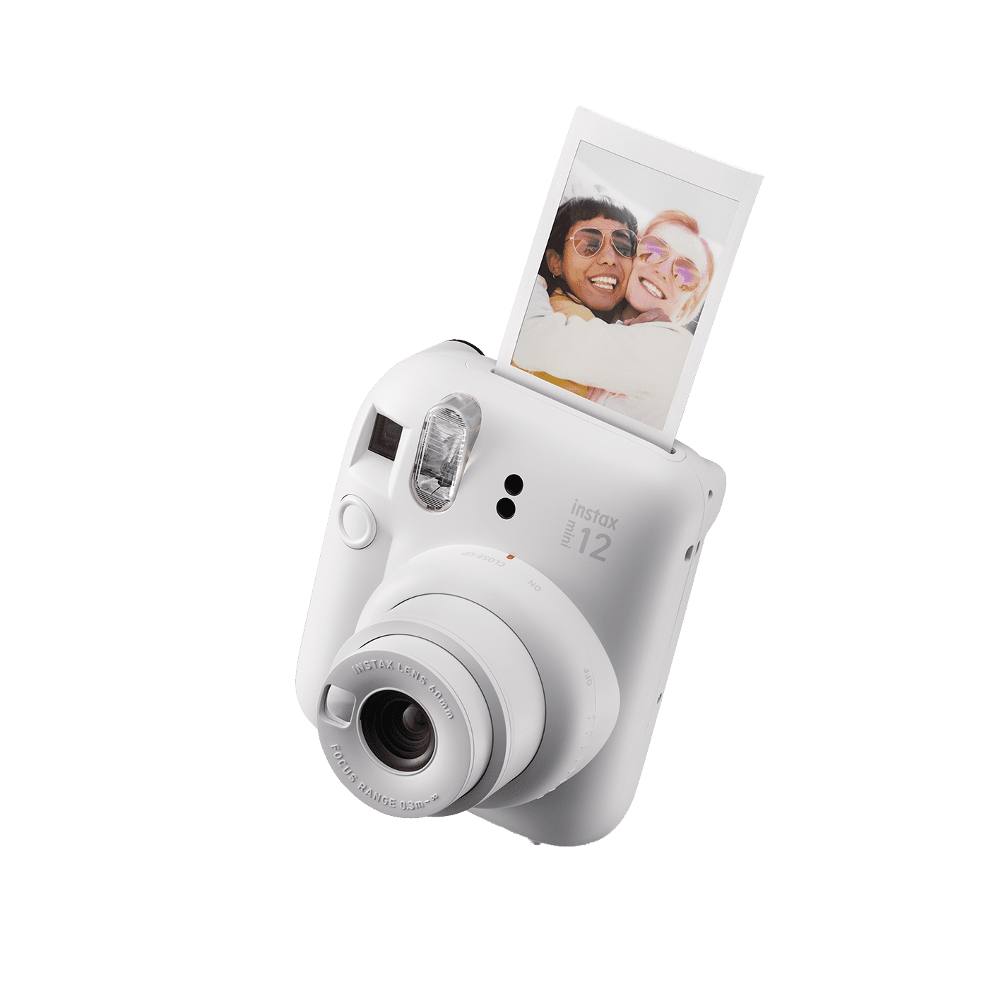 Camera foto instant Fujifilm Instax mini 12, Pastel Blue cu 10 filme si husa
