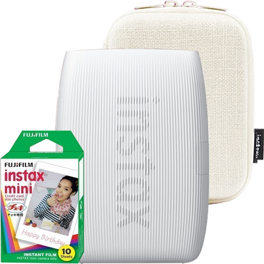 Fujifilm Instax imprimanta miniLink 3, roz cu film 1x10 si husa