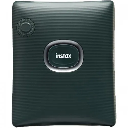 Set imprimanta foto Fujifilm Instax SQUARE Ash White cu hartie 1x10 si ceas Craciun