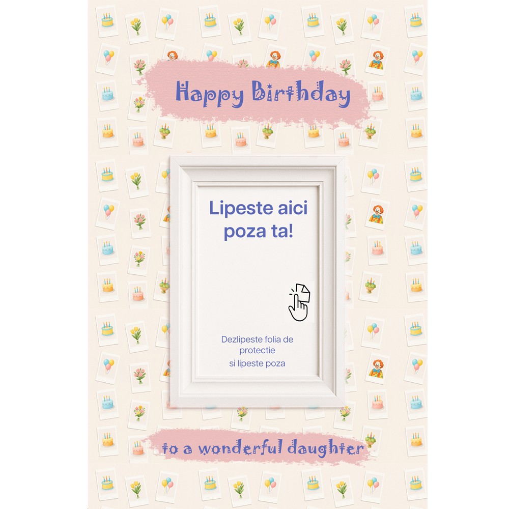 Felicitare Happy Birthday cake