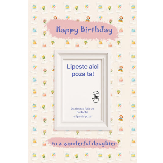 Felicitare Happy Birthday cake