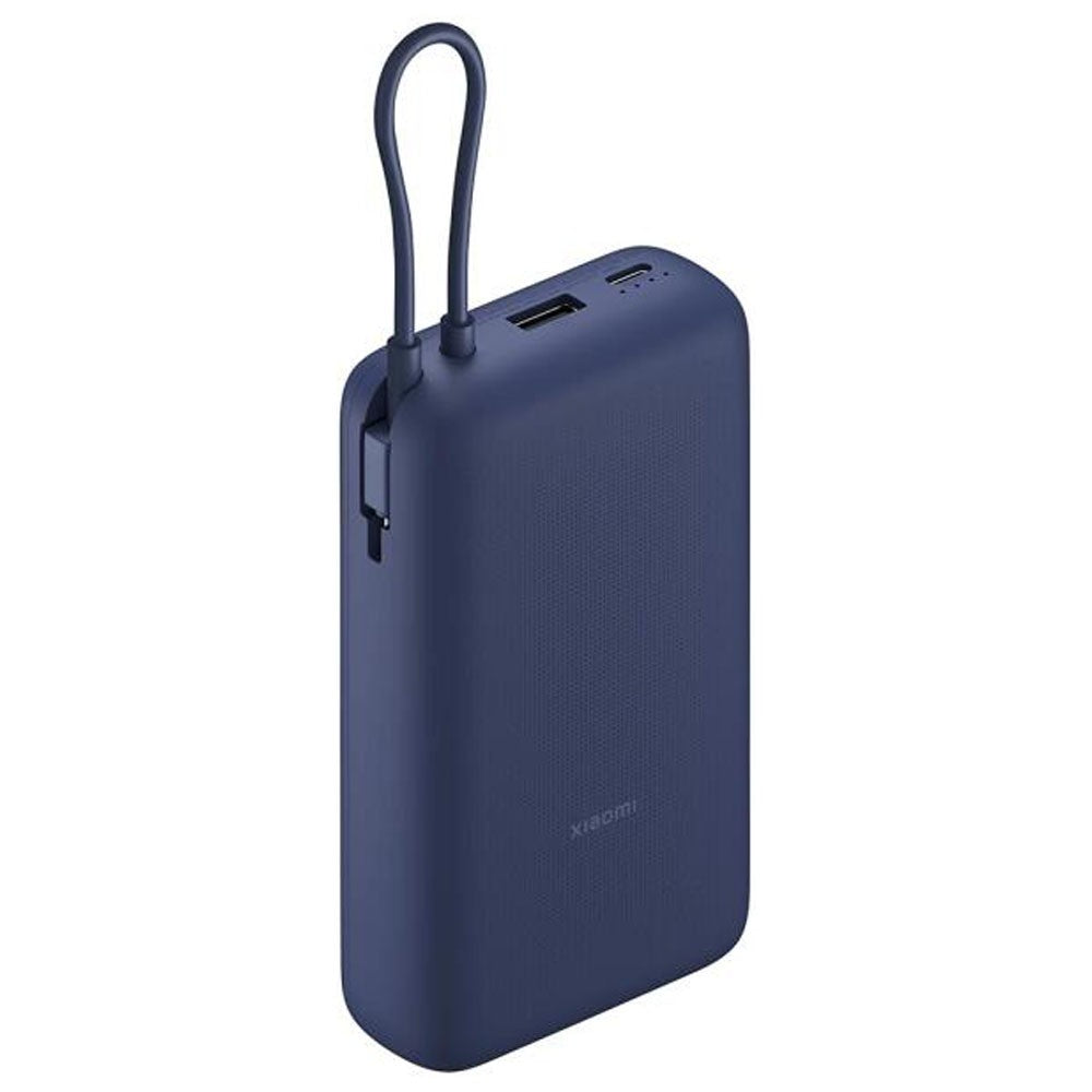 Xiaomi Power Bank cu Cablu Integrat 20.000mAh, 33W Fast Charge, Albastru