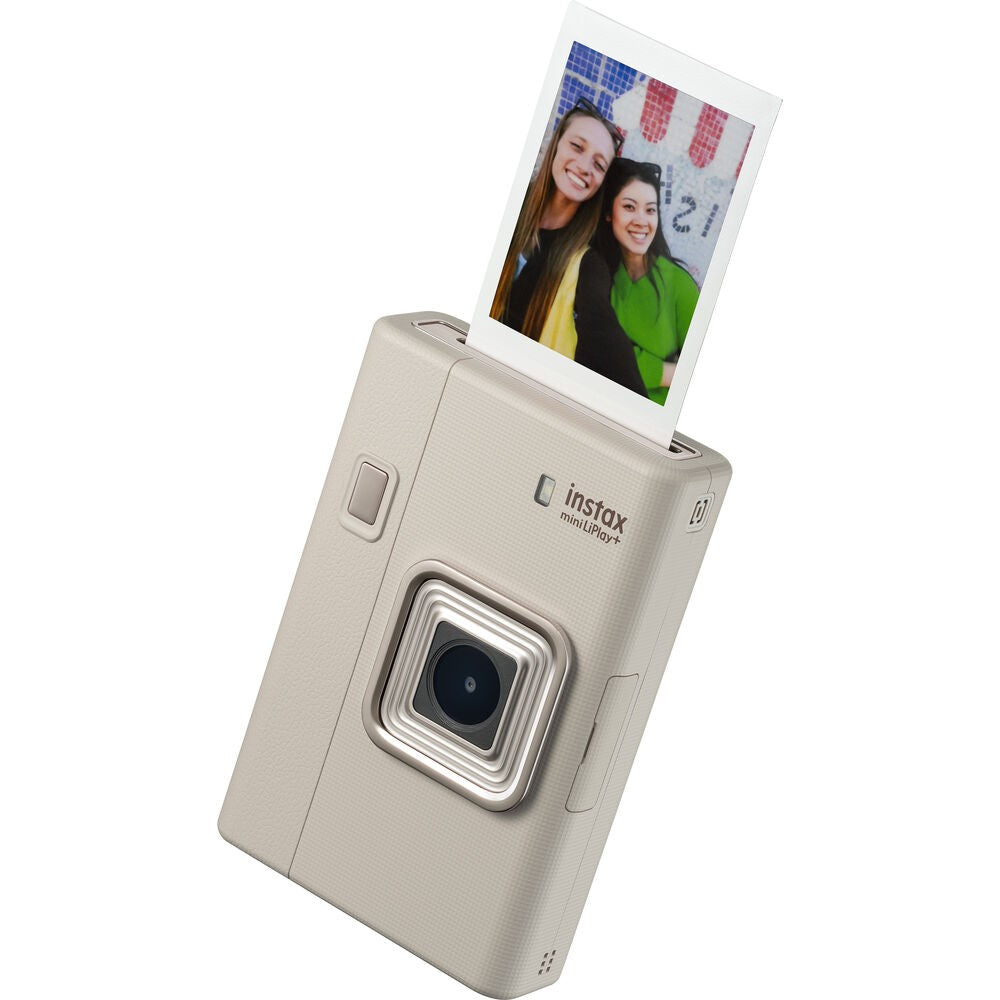 Aparat foto instant hibrid FUJIFILM Instax mini LiPlay+ Sand Beige
