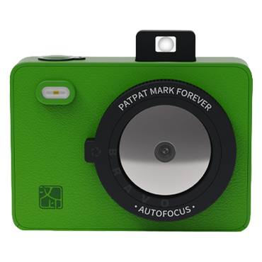 Set Aparat Foto Instant Hanin Z5 – Celebrate– 10 Fotografii Incluse, Avocado Green, Bluetooth