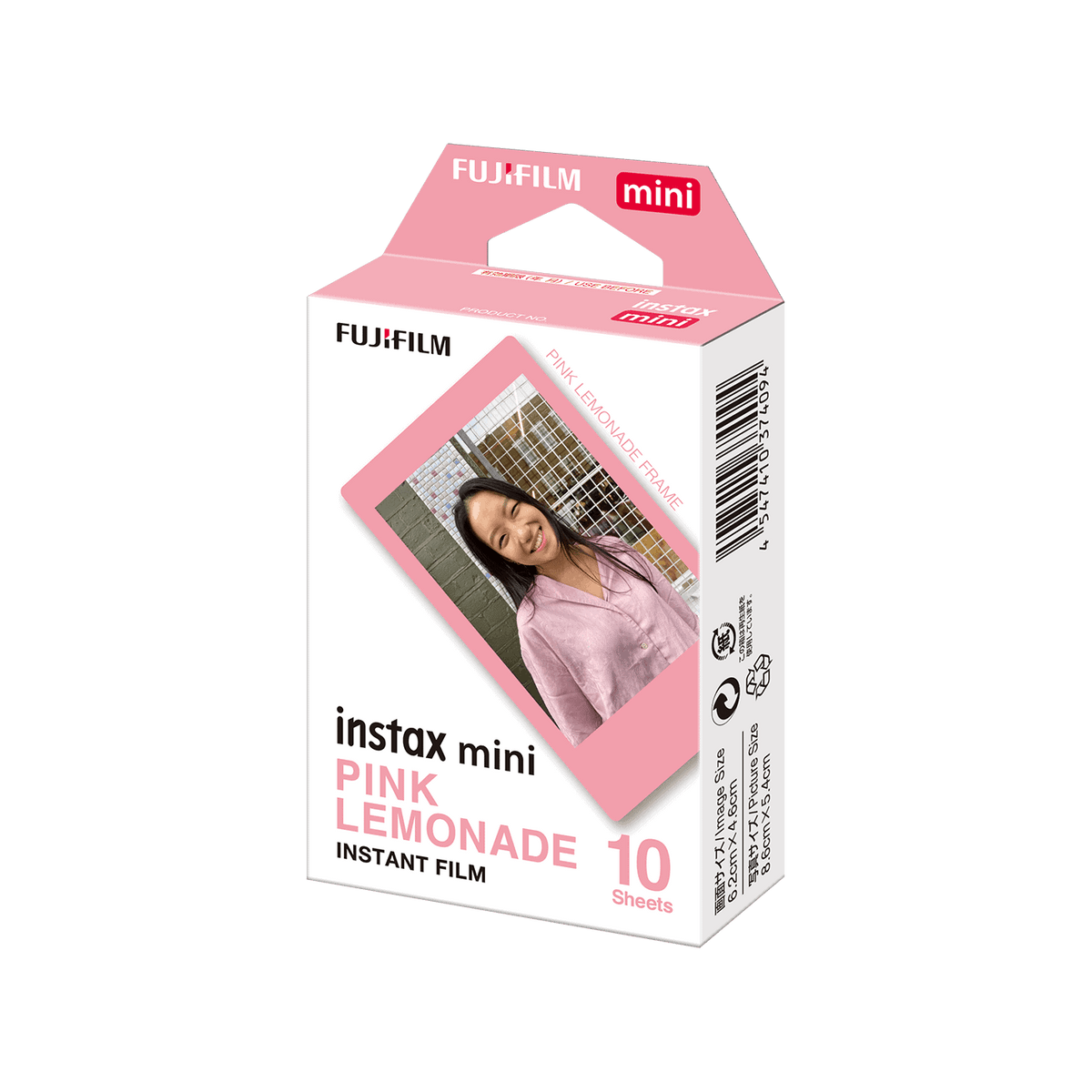 Set Film mini Fujifilm Instax alb 1x10 cu film mini Pink Lemonade 1x10