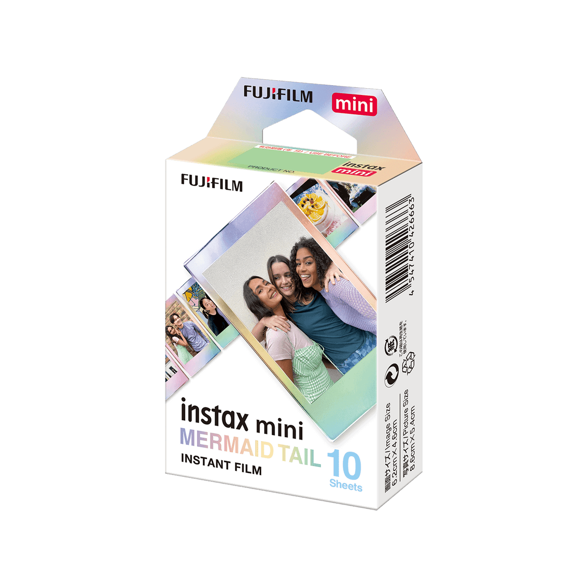 Set Film mini Fujifilm Instax alb 1x10 cu film mini Mermaid Tail 1x10