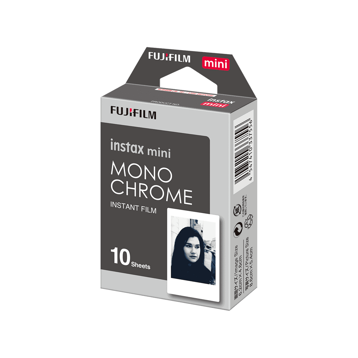 Set Film mini Fujifilm Instax alb 1x10 cu film mini Monochrome 1x10