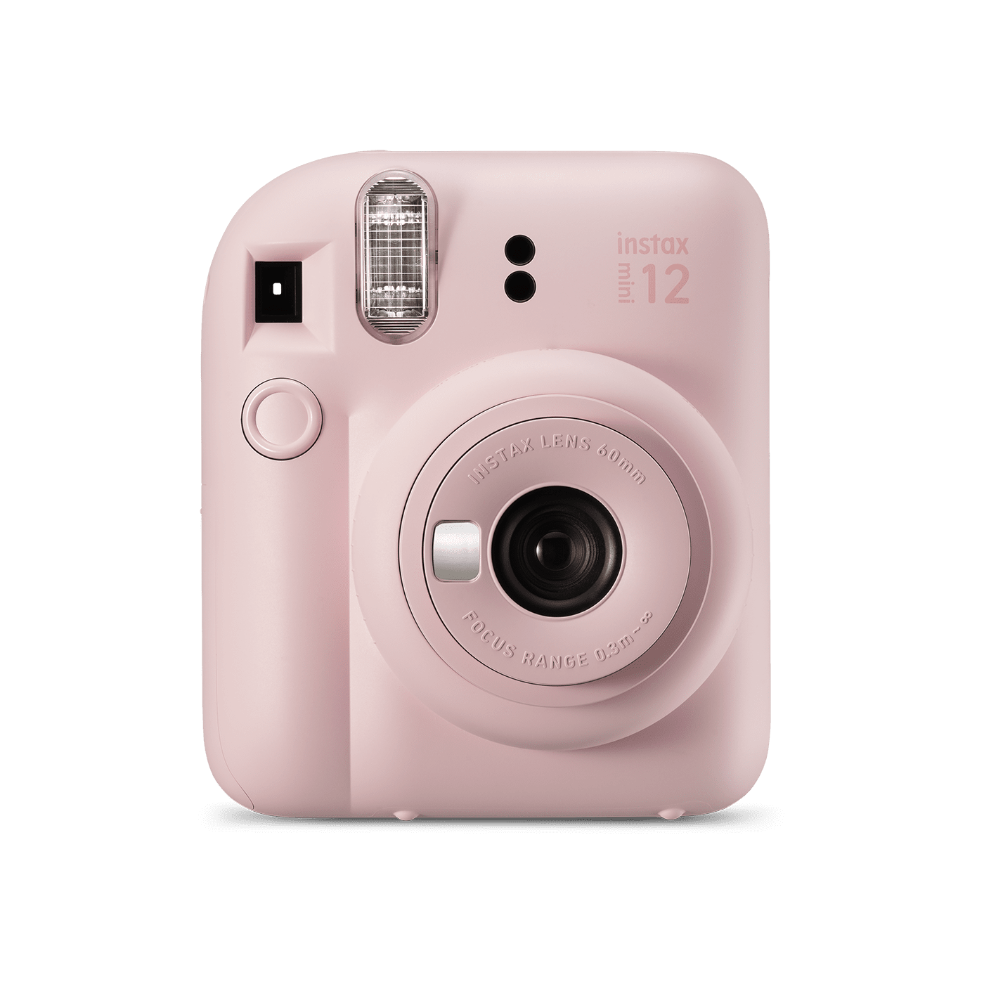 Set aparat foto instant Fujifilm Instax mini 12, Blossom Pink cu husa, rama 6 pozitii Akyta si film 1x10