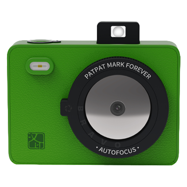 Set Aparat Foto Instant Hanin Z5 – Party Pack – 30 Fotografii Incluse, Verde, Bluetooth
