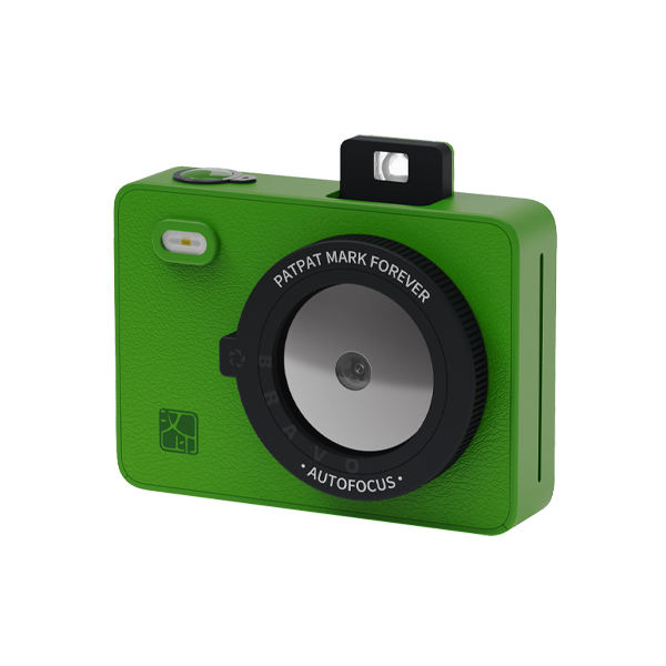 Set Aparat Foto Instant Hanin Z5 – Celebrate – 10 Fotografii Incluse, Verde, Bluetooth