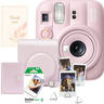 Set aparat foto Fujifilm instax mini 13 Candy Pink, roz + film 10 poze + husă + album + suport poze + felicitare