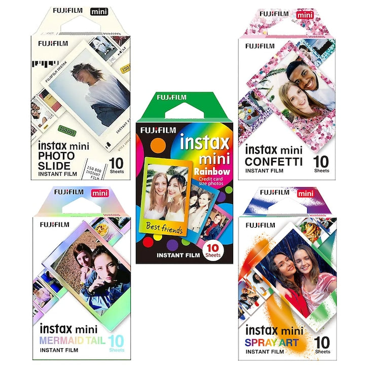Set Film instant Fujifilm Instax Mini 5x10 color