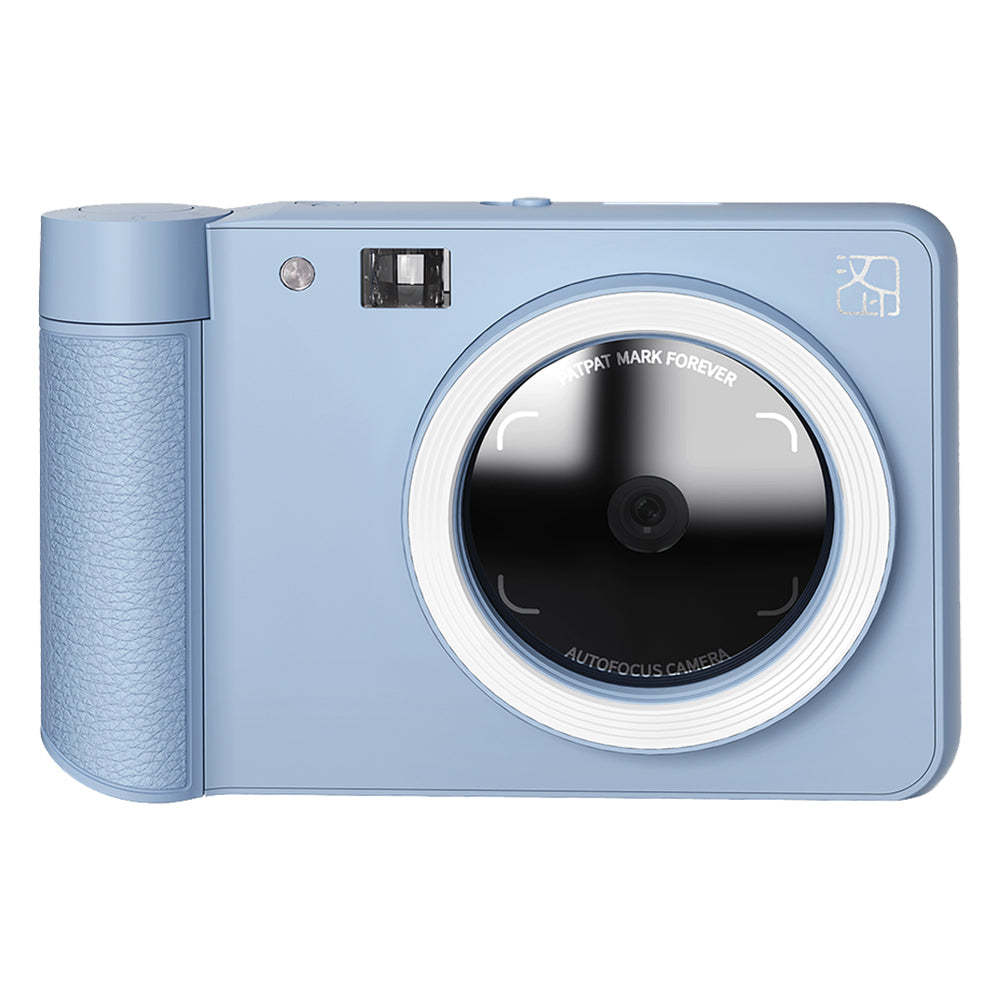 Set Aparat Foto Instant si imprimanta Hanin Z1 – Joy – 25 Fotografii Incluse, Albastru, Bluetooth