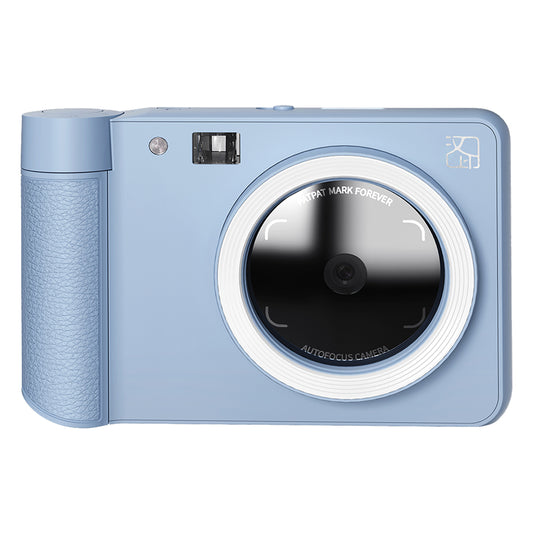 Set Aparat Foto Instant si imprimanta Hanin Z1 – Forever – 5 Fotografii Incluse, Albastru, Bluetooth
