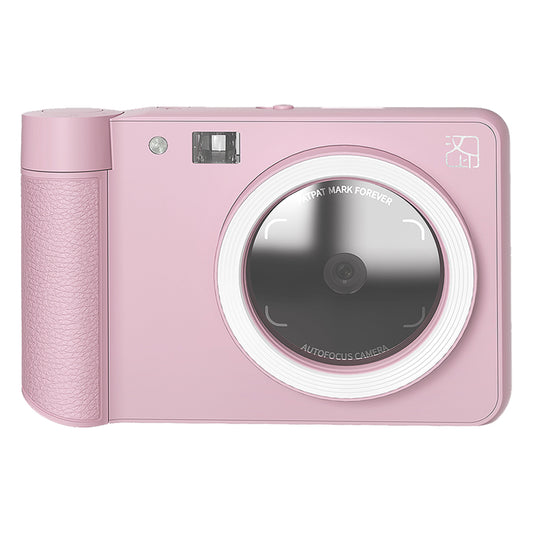 Set Aparat Foto Instant si imprimanta Hanin Z1 – Forever  – 5 Fotografii Incluse, Roz, Bluetooth