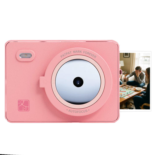 Set Aparat Foto Instant Hanin Z5 – Celebrate – 10 Fotografii Incluse, Verde, Bluetooth