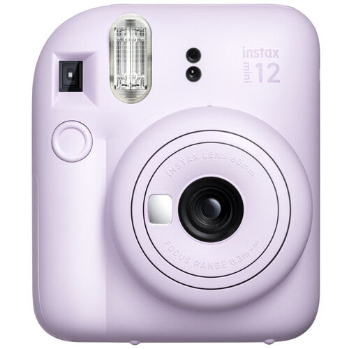 Set Fujifilm Instax Mini 12 Mov – Aparat Foto Instant + Husă Transparentă + Film Instax Mini 10 Poze
