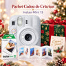 Pachet Cadou de Crăciun Instax Mini 13 Alb – Cameră, Film, Cutie
