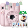 Set cadou Fujifilm instax mini 13 Candy Pink, roz + film 10 poze + 10 rame pe sfoară + ramă acordeon
