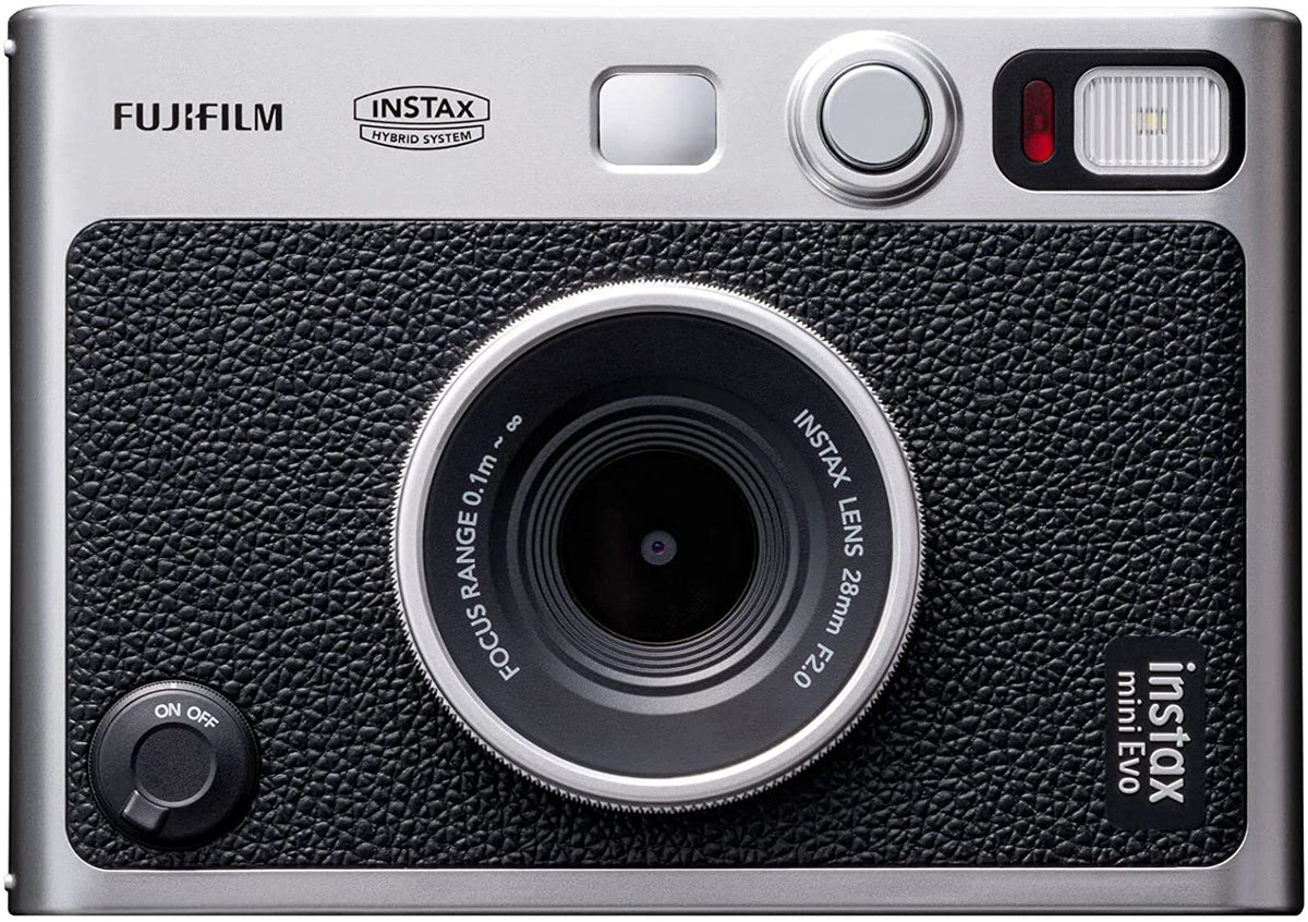 Aparat foto instant Fujifilm Mini Evo Black + Film Mini 2x10+rama acordeon