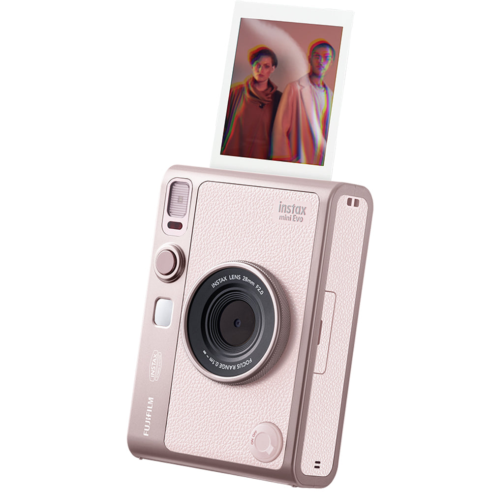 Aparat foto instant Fujifilm Instax mini Evo, Hybrid, gentle Rose
